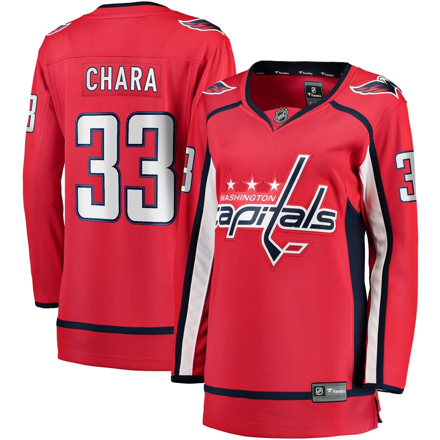Women's Washington Capitals Zdeno Chara Fanatics Branded Red Home Breakaway Player Jersey - Puhuasuan