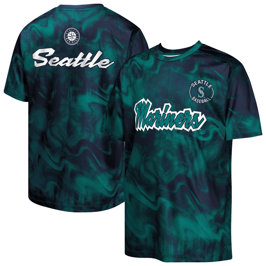 Youth Seattle Mariners Teal/Navy Pinch Hitter T-Shirt - Puhuasuan