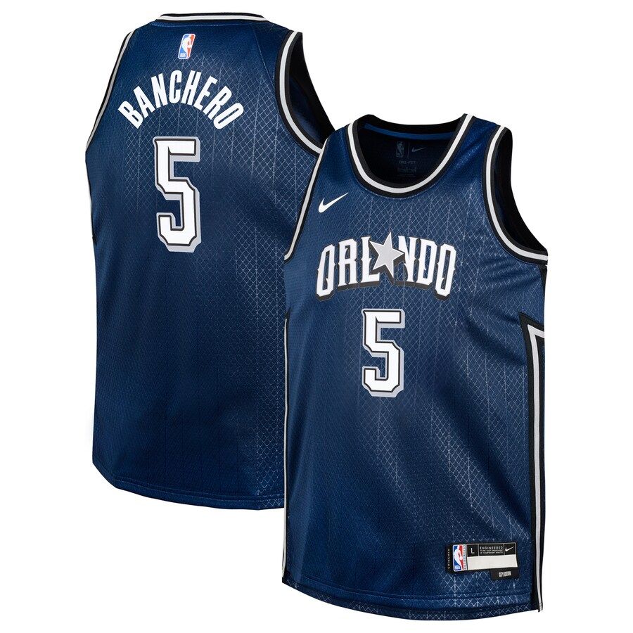 Youth Orlando Magic Paolo Banchero Nike Navy  Swingman Replica Jersey - City Edition - Puhuasuan