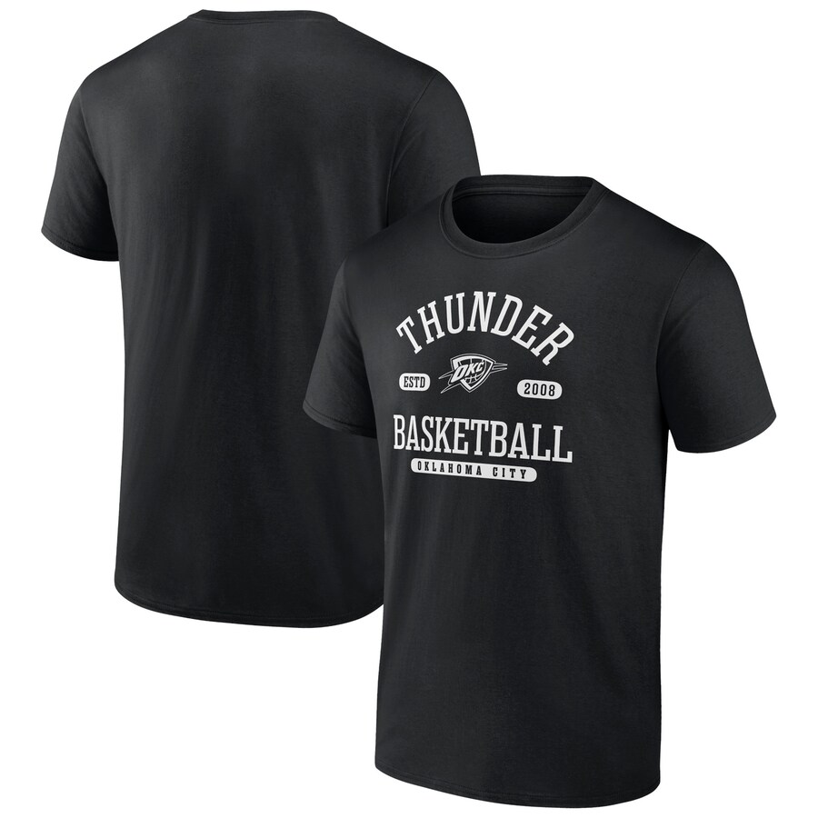 Men's Oklahoma City Thunder  Black Danger Zone T-Shirt - Puhuasuan
