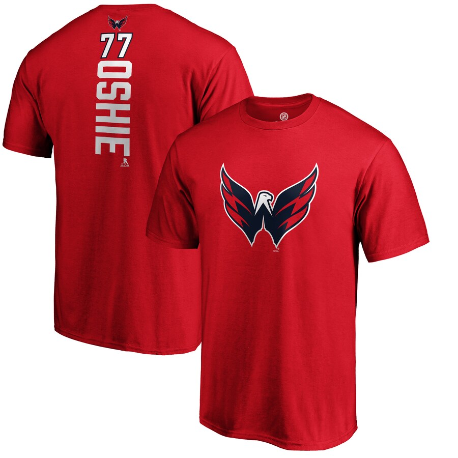 Men's Washington Capitals TJ Oshie Red Playmaker T-Shirt - Puhuasuan