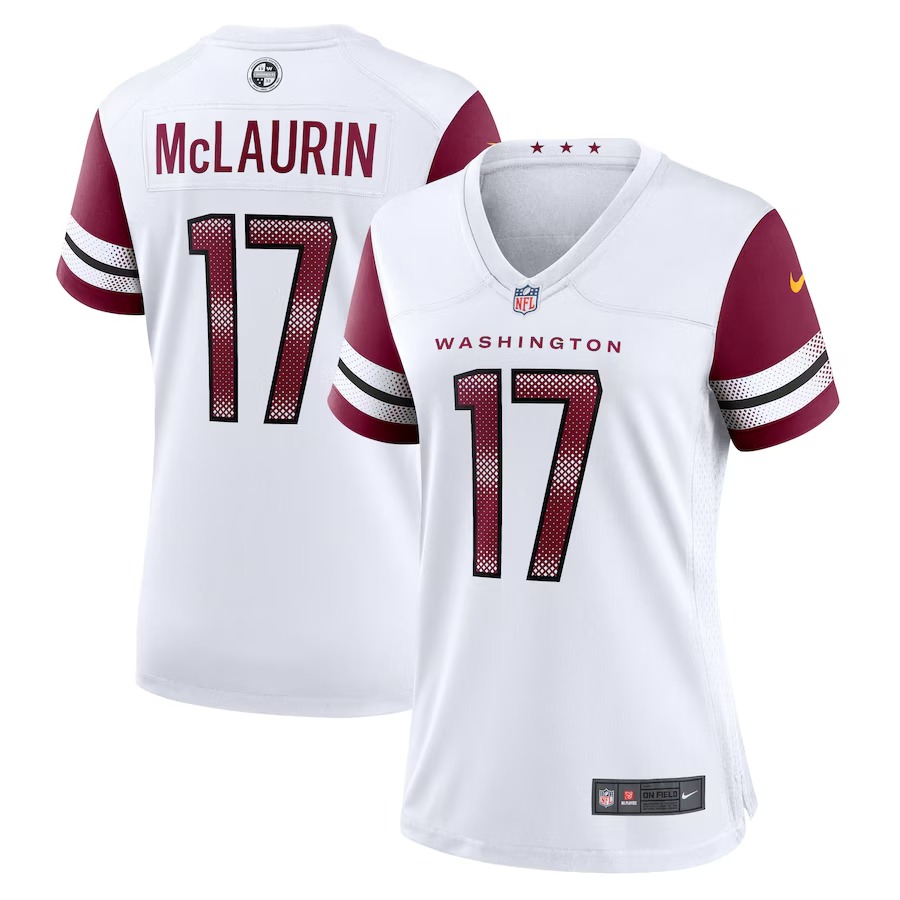 Women's Washington Commanders Terry McLaurin Nike White Game Jersey - Puhuasuan