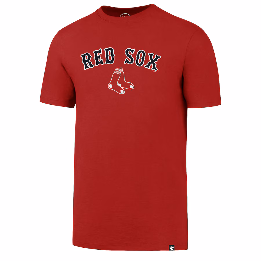 Men's Boston Red Sox '47 Red Tackle T-Shirt - Puhuasuan
