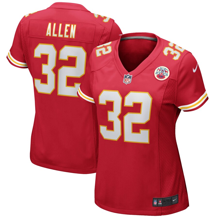 Women's Kansas City Chiefs Marcus Allen Nike Red Game Retired Player Jersey - Puhuasuan