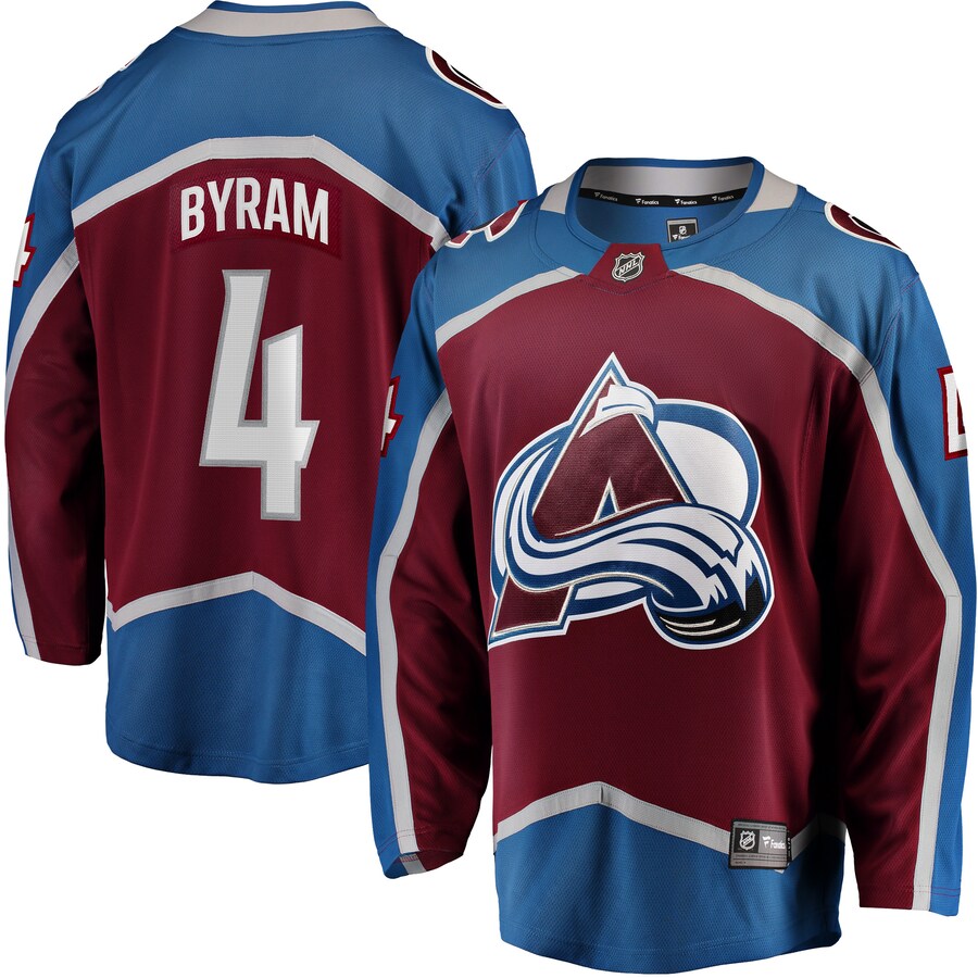 Men's Colorado Avalanche Bowen Byram Fanatics Branded Maroon Home Breakaway Player Jersey - Puhuasuan