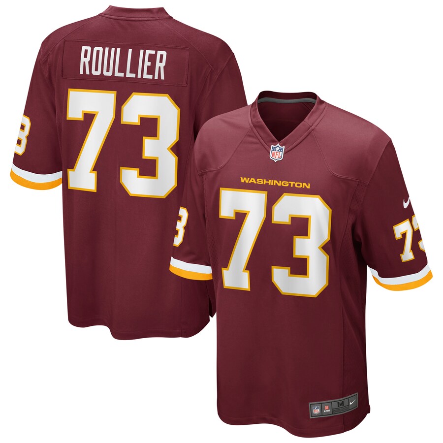 Men's Nike Chase Roullier Washington Football Team Burgundy Game Player Jersey - Puhuasuan