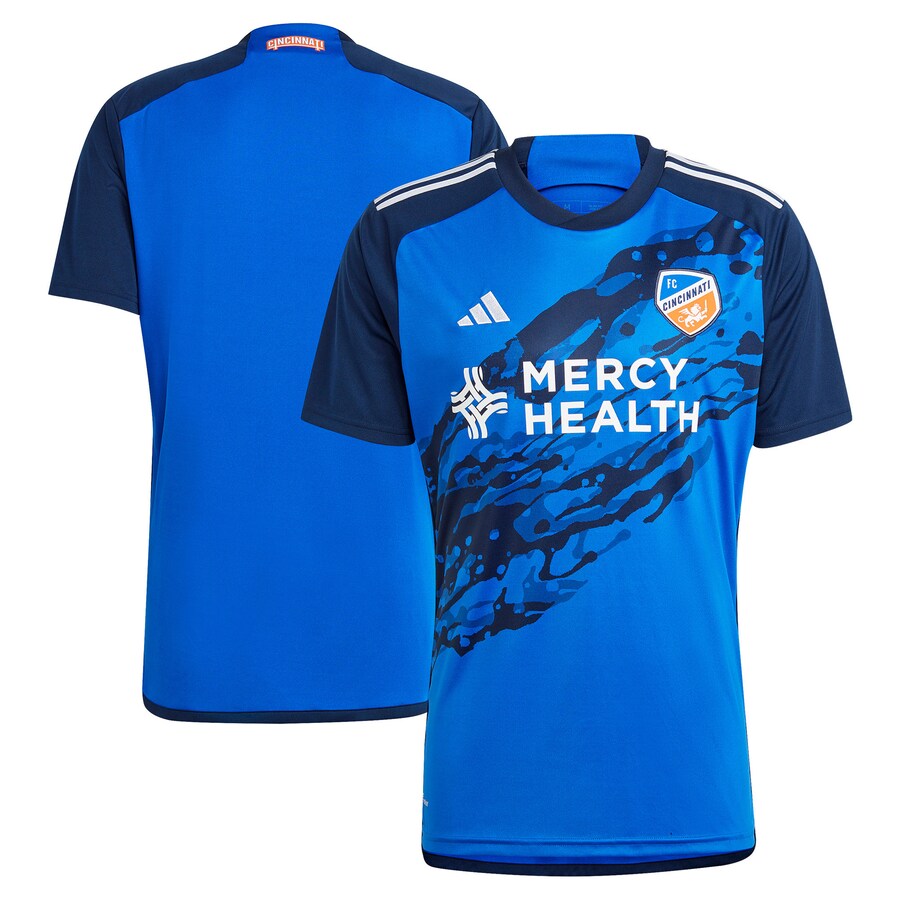 Men's FC Cincinnati adidas Blue 2023 River Kit Replica Jersey - Puhuasuan