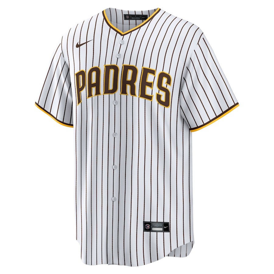 Men's San Diego Padres Jackson Merrill Nike White Home Limited Jersey - Puhuasuan