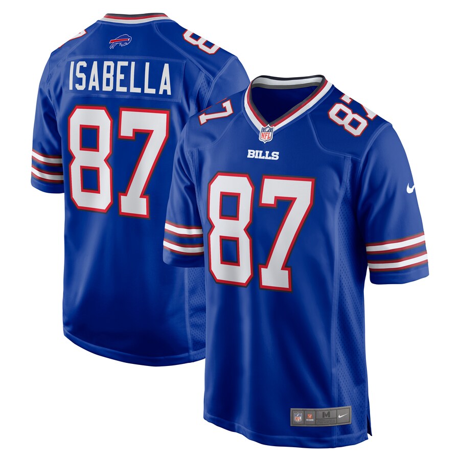 Men's Buffalo Bills Andy Isabella Nike  Royal Team Game Jersey - Puhuasuan