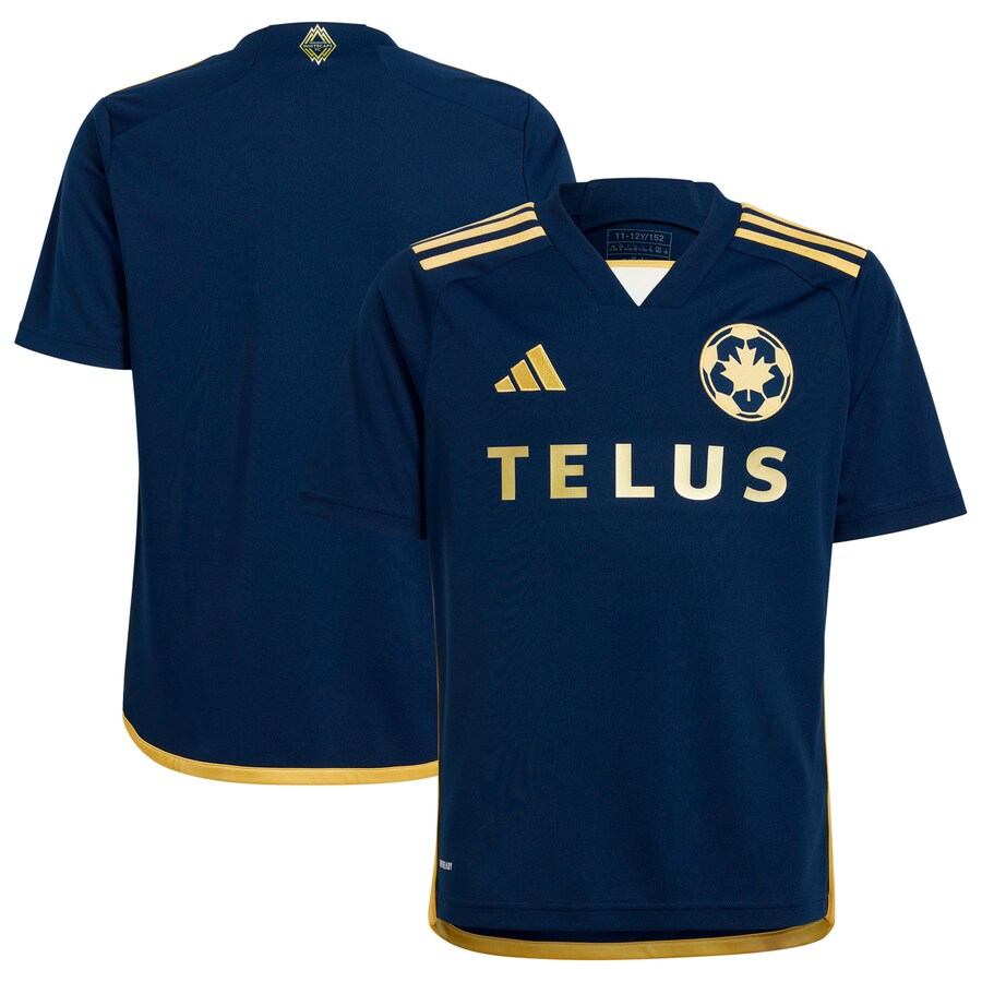 Youth Vancouver Whitecaps FC  adidas Navy 2024 The 50 Replica Jersey - Puhuasuan