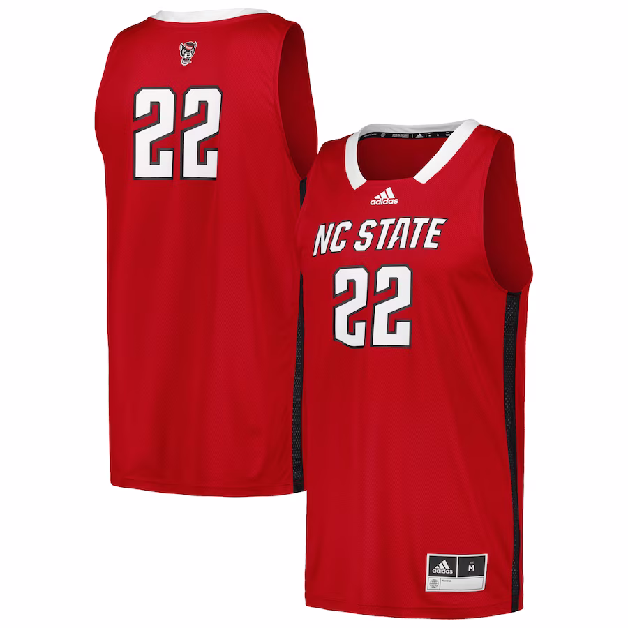 #22 NC State Wolfpack adidas Swingman Jersey - Red - Puhuasuan