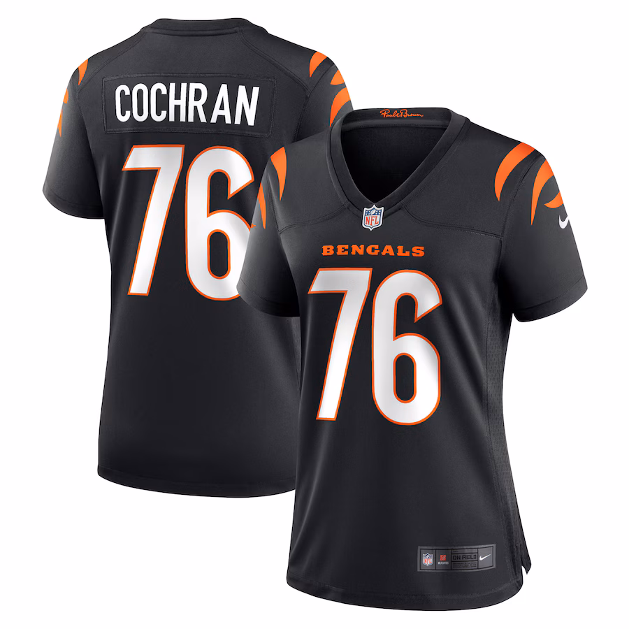 Women's Cincinnati Bengals Devin Cochran Nike Black Game Player Jersey - Puhuasuan