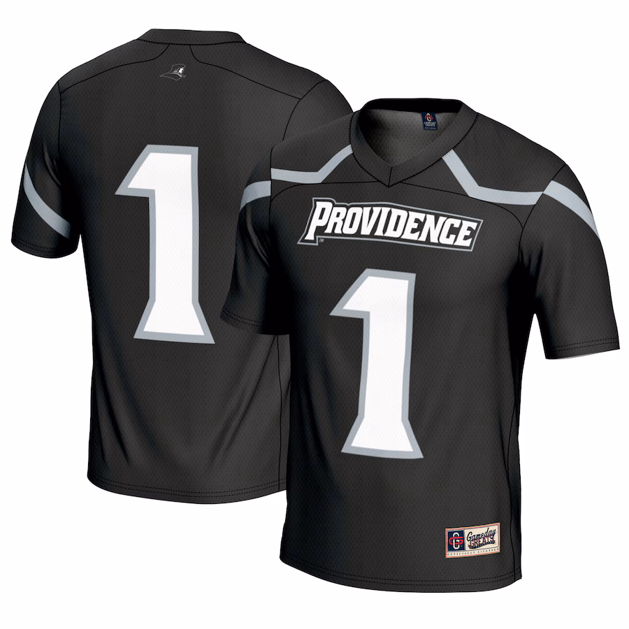 Men's GameDay Greats #1 Black Providence Friars Lightweight Lacrosse Jersey - Puhuasuan