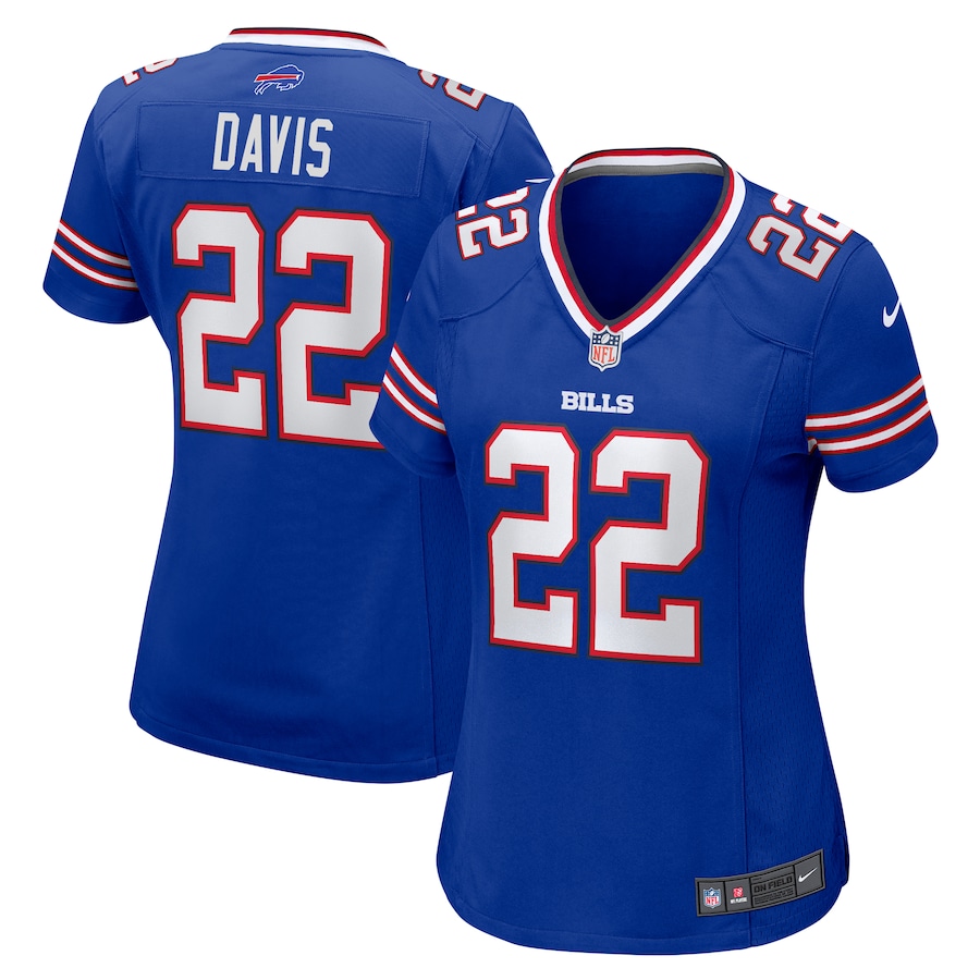 Women's Buffalo Bills Ray Davis Nike  Royal Game Jersey - Puhuasuan
