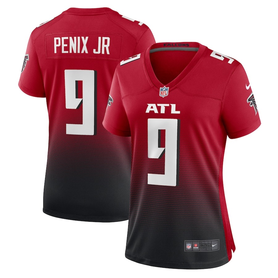 Women's Atlanta Falcons Michael Penix Jr. Nike  Red Alternate Game Jersey - Puhuasuan