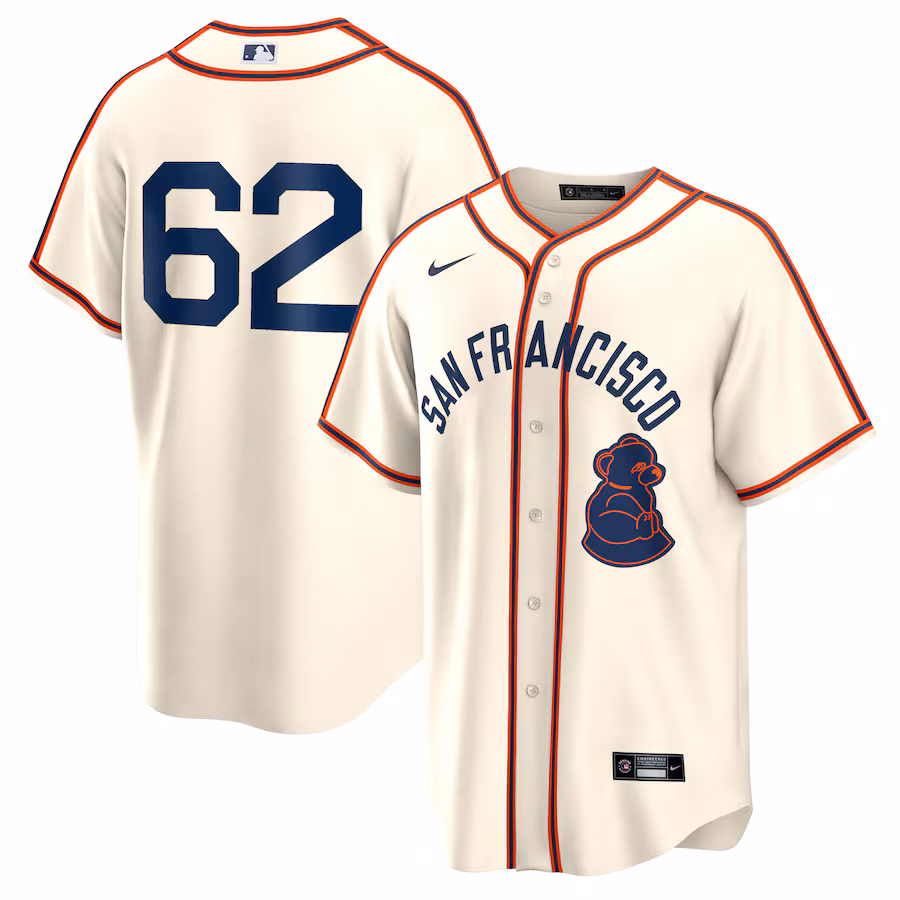 Men's San Francisco Giants Logan Webb Nike Cream 2024 Rickwood Classic Replica Player Jersey - Puhuasuan