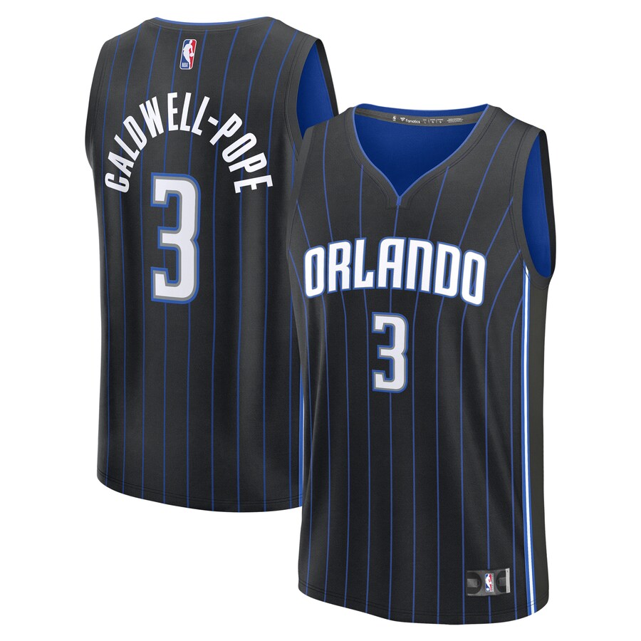 Youth Orlando Magic Kentavious Caldwell-Pope Fanatics Black Fast Break Replica Player Jersey - Icon Edition - Puhuasuan