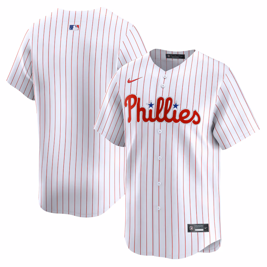Youth Philadelphia Phillies Nike White Home Limited Jersey - Puhuasuan