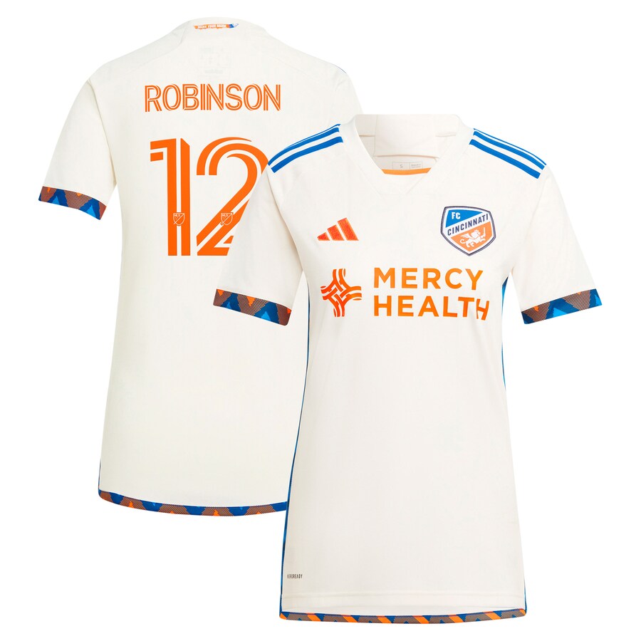 Women's FC Cincinnati Miles Robinson adidas White 2024 The Canvas Kit Replica Player Jersey - Puhuasuan