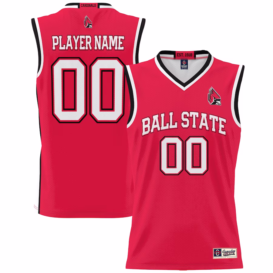 Ball State Cardinals GameDay Greats Men's NIL Pick-A-Player Lightweight Basketball Jersey - Cardinal - Puhuasuan