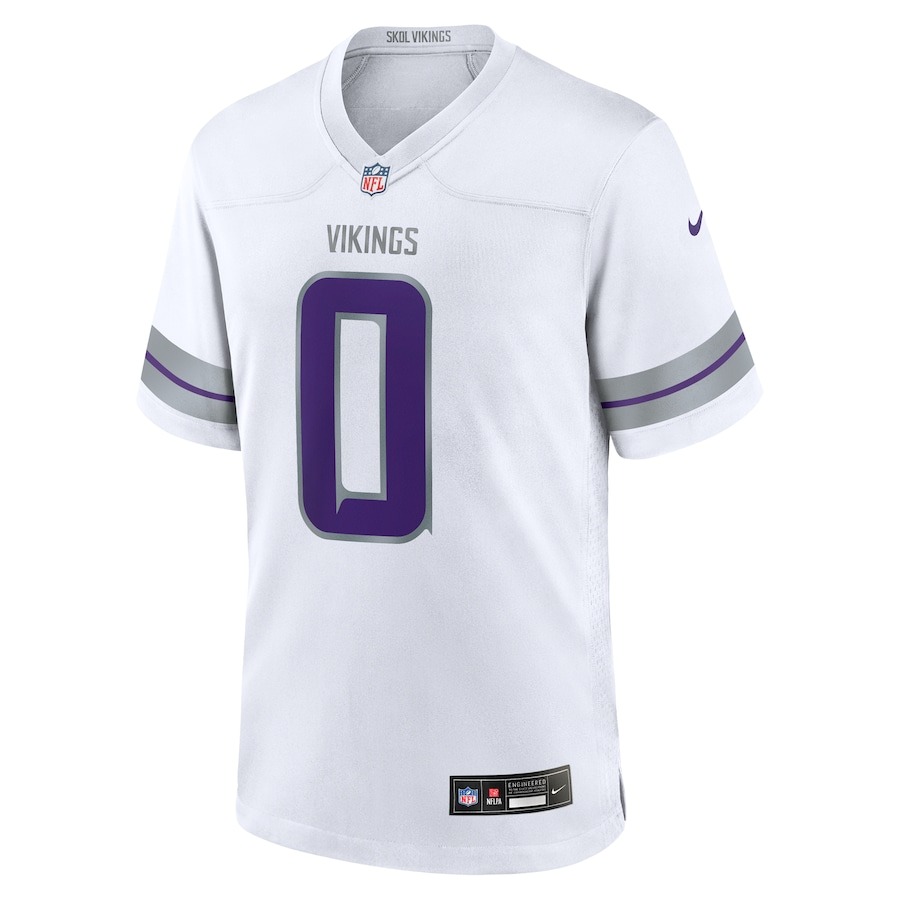 Men's Minnesota Vikings Ivan Pace Jr Nike White Alternate Game Player Jersey - Puhuasuan