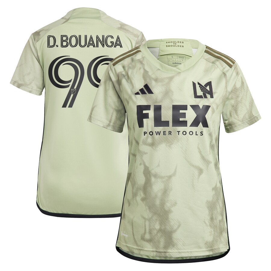 Women's LAFC Denis Bouanga adidas Green 2023 Smokescreen Replica Player Jersey - Puhuasuan