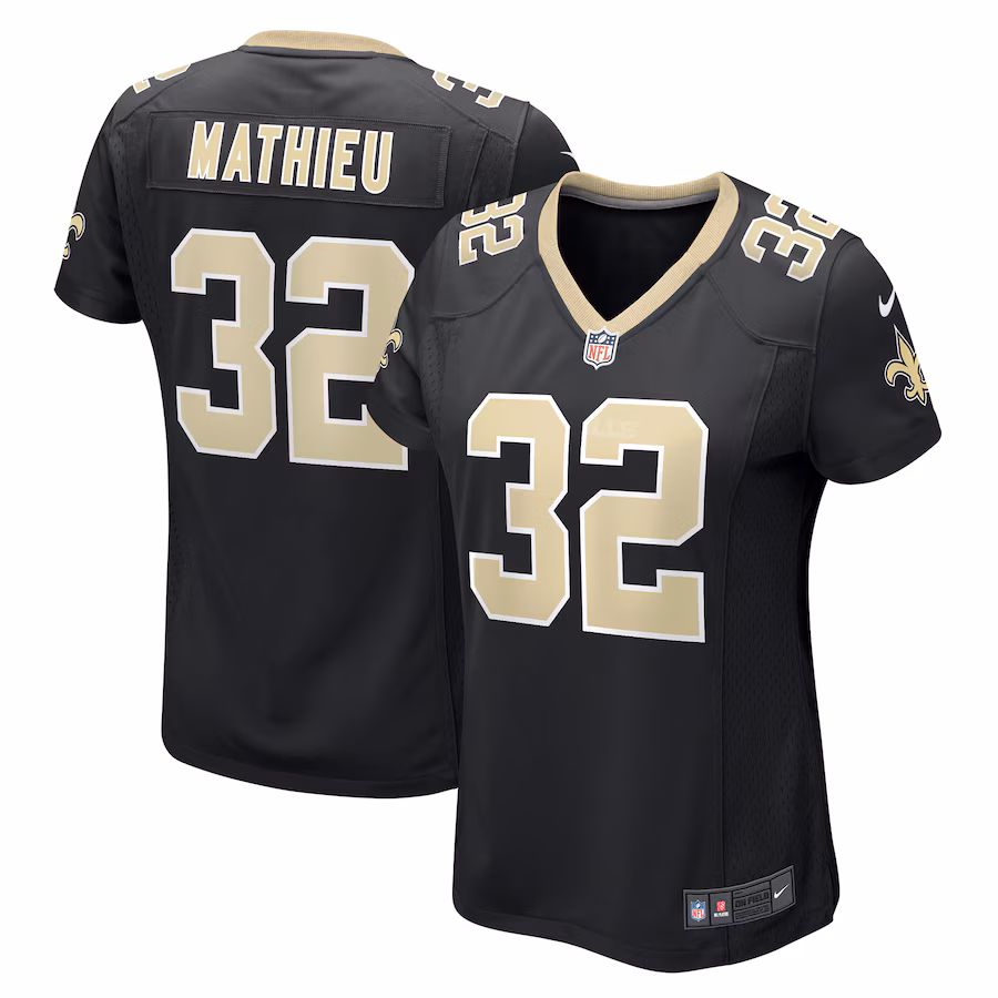 Women's New Orleans Saints Tyrann Mathieu Nike Black Player Jersey - Puhuasuan