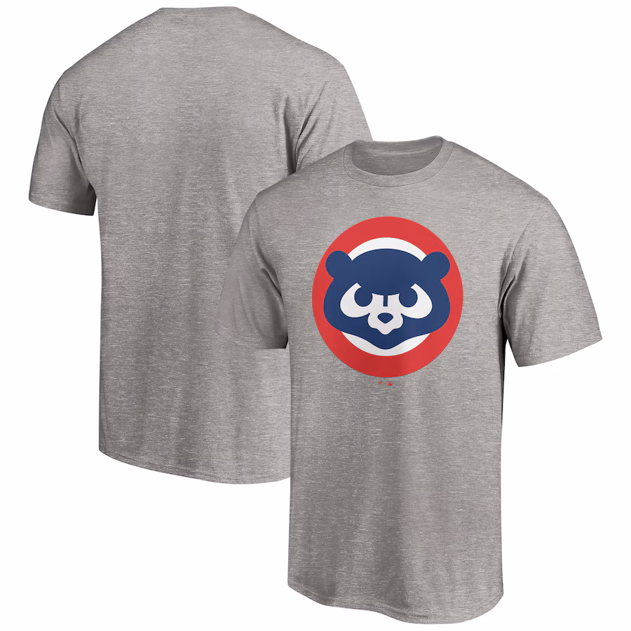 Men's Chicago Cubs Heather Gray Cooperstown Collection Huntington T-Shirt - Puhuasuan