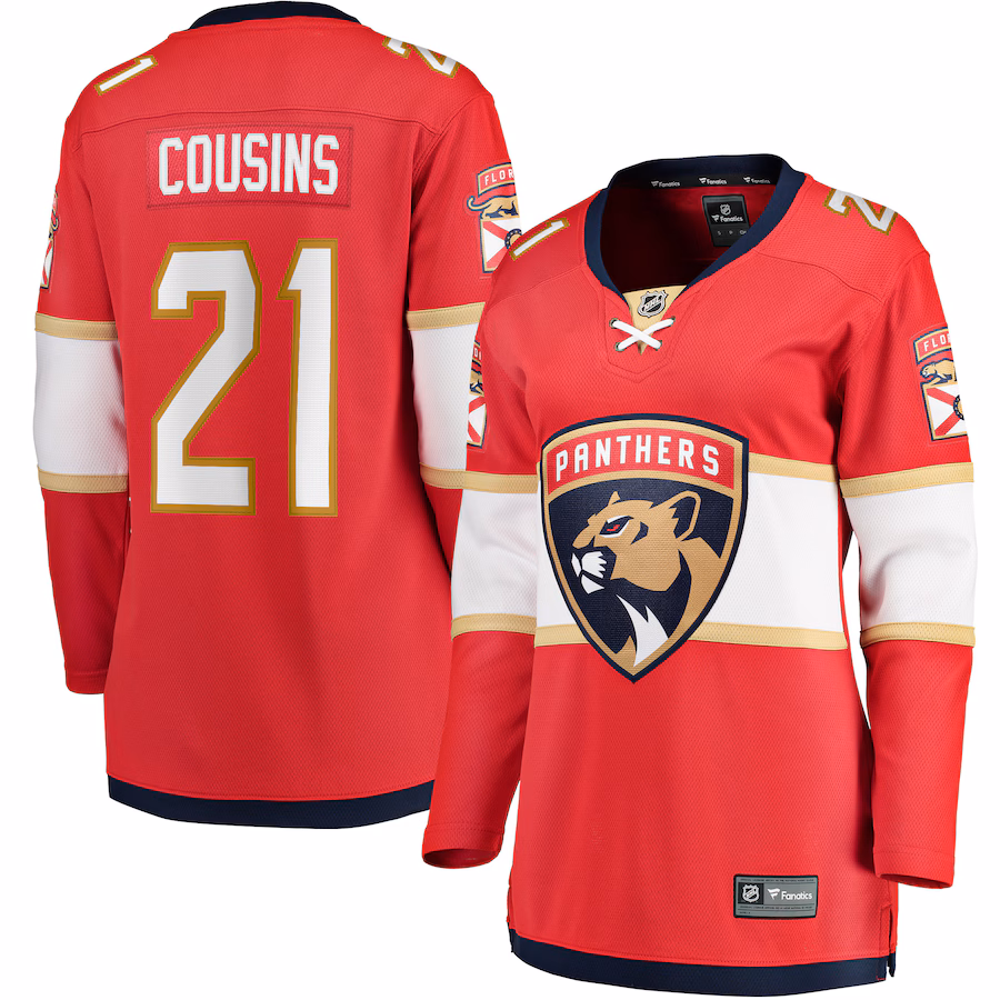 Women's Florida Panthers Nick Cousins Fanatics Red Home Breakaway Player Jersey - Puhuasuan