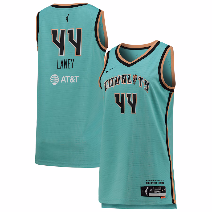 Women's New York Liberty Betnijah Laney Nike Green 2021 Rebel Edition Victory Player Jersey - Puhuasuan