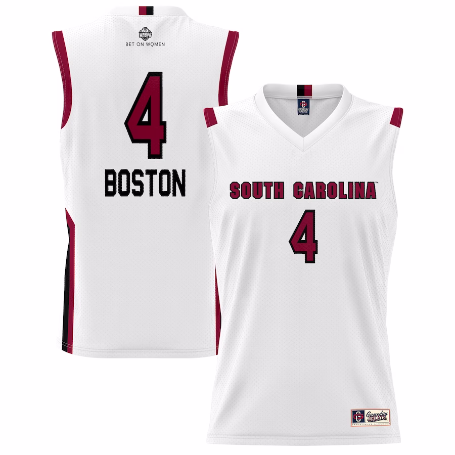 Aliyah Boston South Carolina Gamecocks GameDay Greats Youth Lightweight Basketball Alumni Jersey - White - Puhuasuan