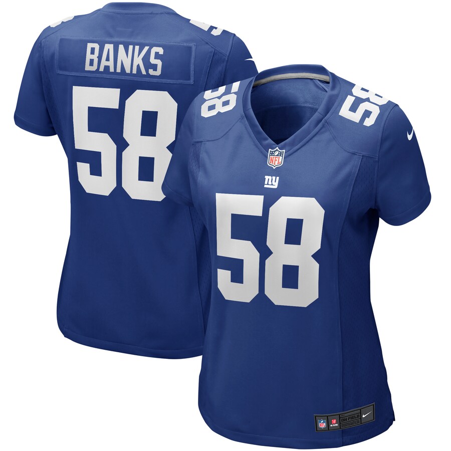 Women's New York Giants Carl Banks Nike Royal Game Retired Player Jersey - Puhuasuan