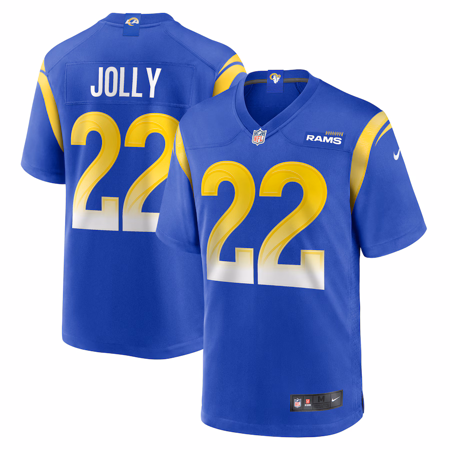 Men's Los Angeles Rams Shaun Jolly Nike Royal Home Game Jersey - Puhuasuan