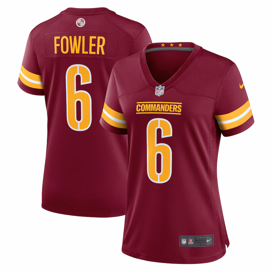 Women's Washington Commanders Dante Fowler Jr. Nike  Burgundy Game Jersey - Puhuasuan