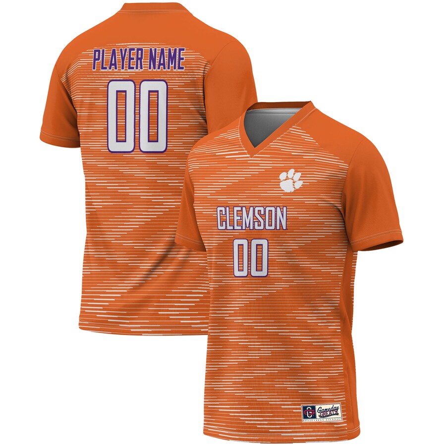 Clemson Tigers GameDay Greats Youth Pick-A-Player NIL Lightweight Soccer Jersey - Orange - Puhuasuan