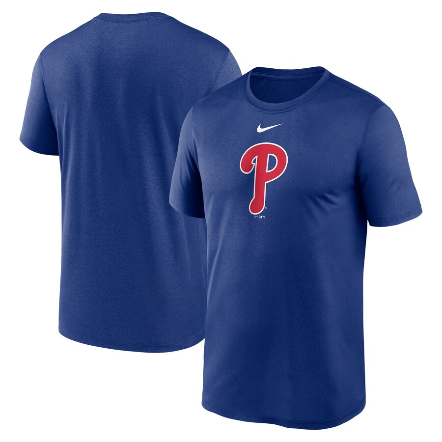 Men's Philadelphia Phillies Nike Royal Legend Fuse Large Logo Performance T-Shirt - Puhuasuan