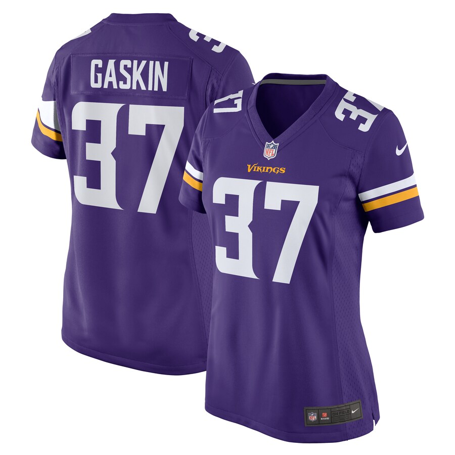 Women's Minnesota Vikings Myles Gaskin Nike  Purple Team Game Jersey - Puhuasuan