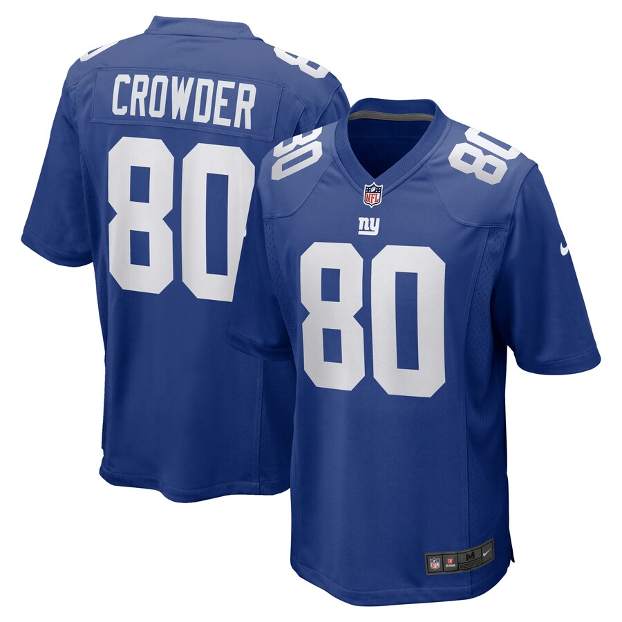 Men's New York Giants Jamison Crowder Nike Royal Game Jersey - Puhuasuan