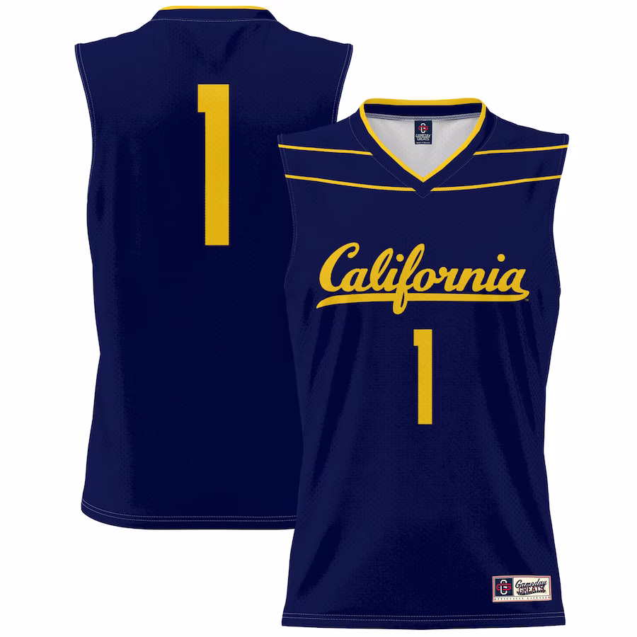 #1 Cal Bears GameDay Greats Youth Lightweight Basketball Fashion Jersey - Navy - Puhuasuan