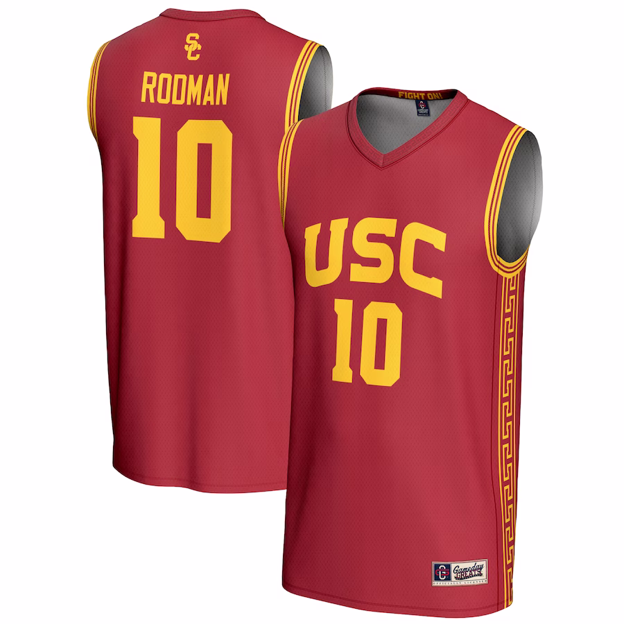 USC Trojans GameDay Greats Youth  NIL Lightweight Fashion Player Basketball Jersey?�C Cardinal - Puhuasuan