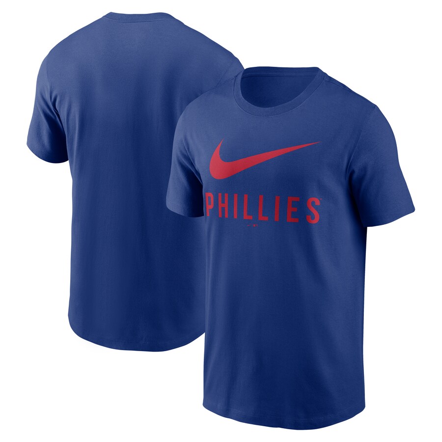 Men's Philadelphia Phillies Nike Royal Swoosh T-Shirt - Puhuasuan