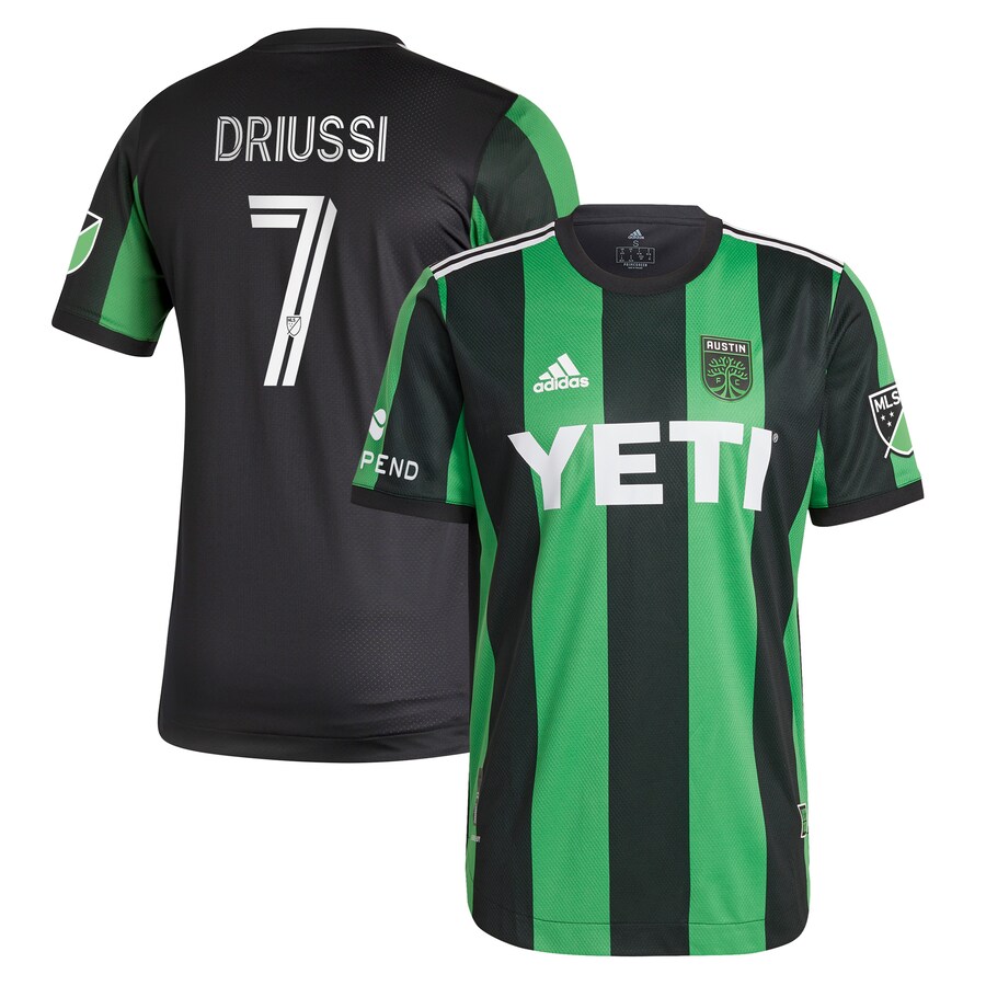 Men's Austin FC Sebastián Driussi adidas Black 2021 Primary Authentic Player Jersey - Puhuasuan