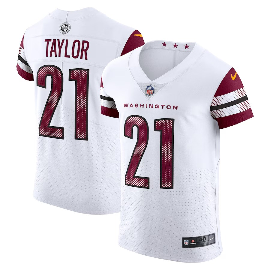Men's Washington Commanders Sean Taylor Nike White Vapor Elite Retired Player Jersey - Puhuasuan