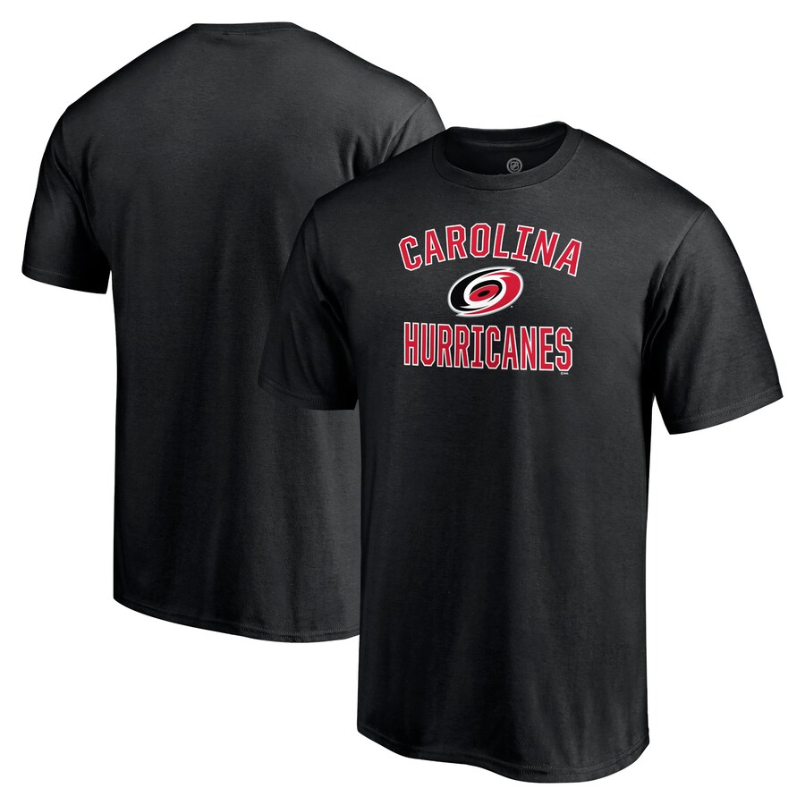 Men's Carolina Hurricanes Black Victory Arch T-Shirt - Puhuasuan