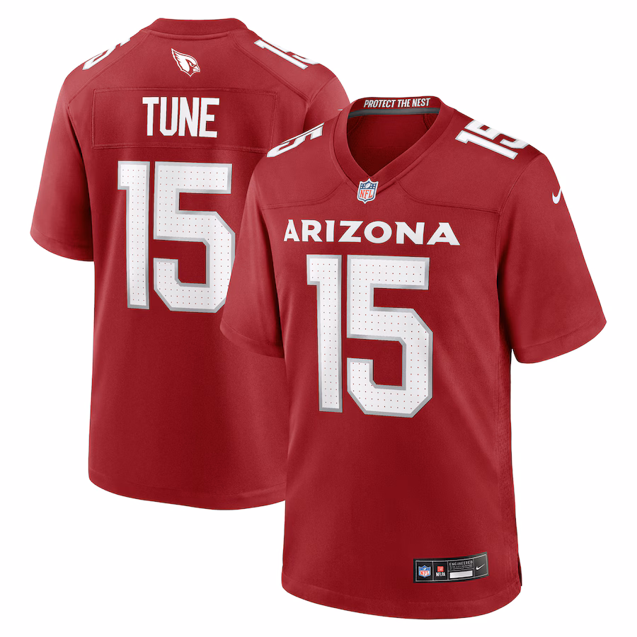 Men's Arizona Cardinals Clayton Tune Nike  Cardinal  Game Jersey - Puhuasuan