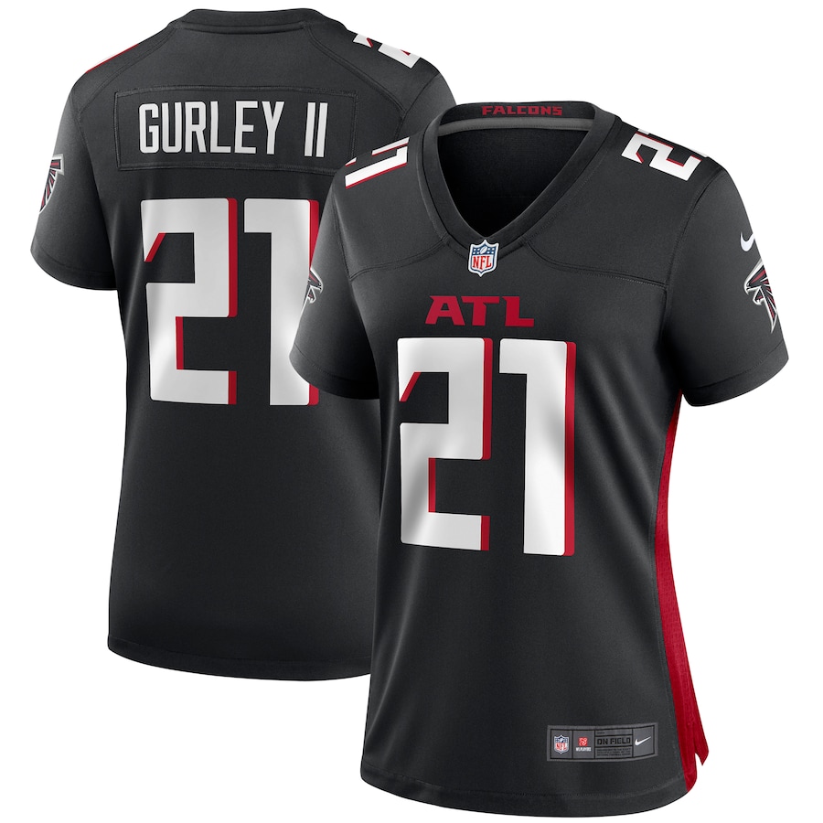 Women's Atlanta Falcons Todd Gurley II Nike Black Player Game Jersey - Puhuasuan