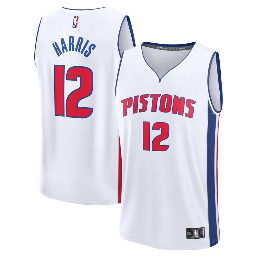 Youth Detroit Pistons Tobias Harris Fanatics White Fast Break Replica Player Jersey - Association Edition - Puhuasuan