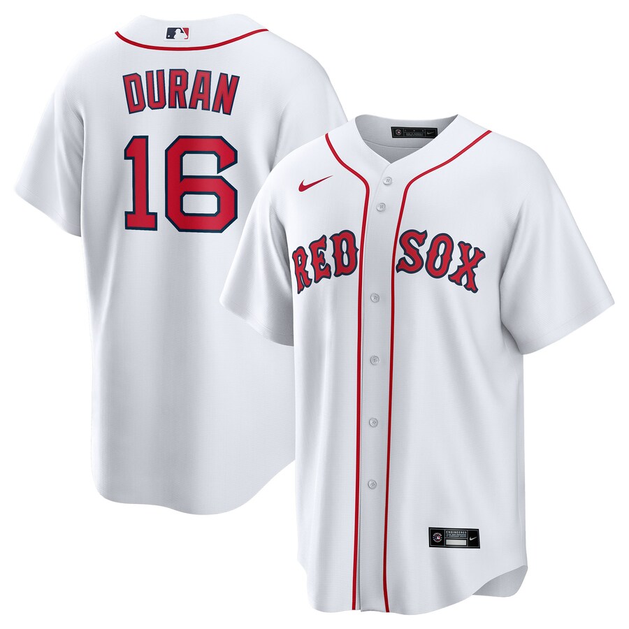 Men's Boston Red Sox Jarren Duran Nike White Home Replica Player Jersey - Puhuasuan