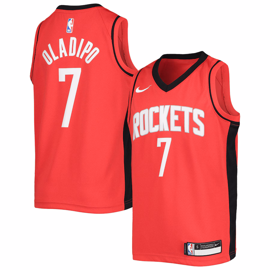 Youth Houston Rockets Victor Oladipo Nike Red Swingman Jersey - Icon Edition - Puhuasuan