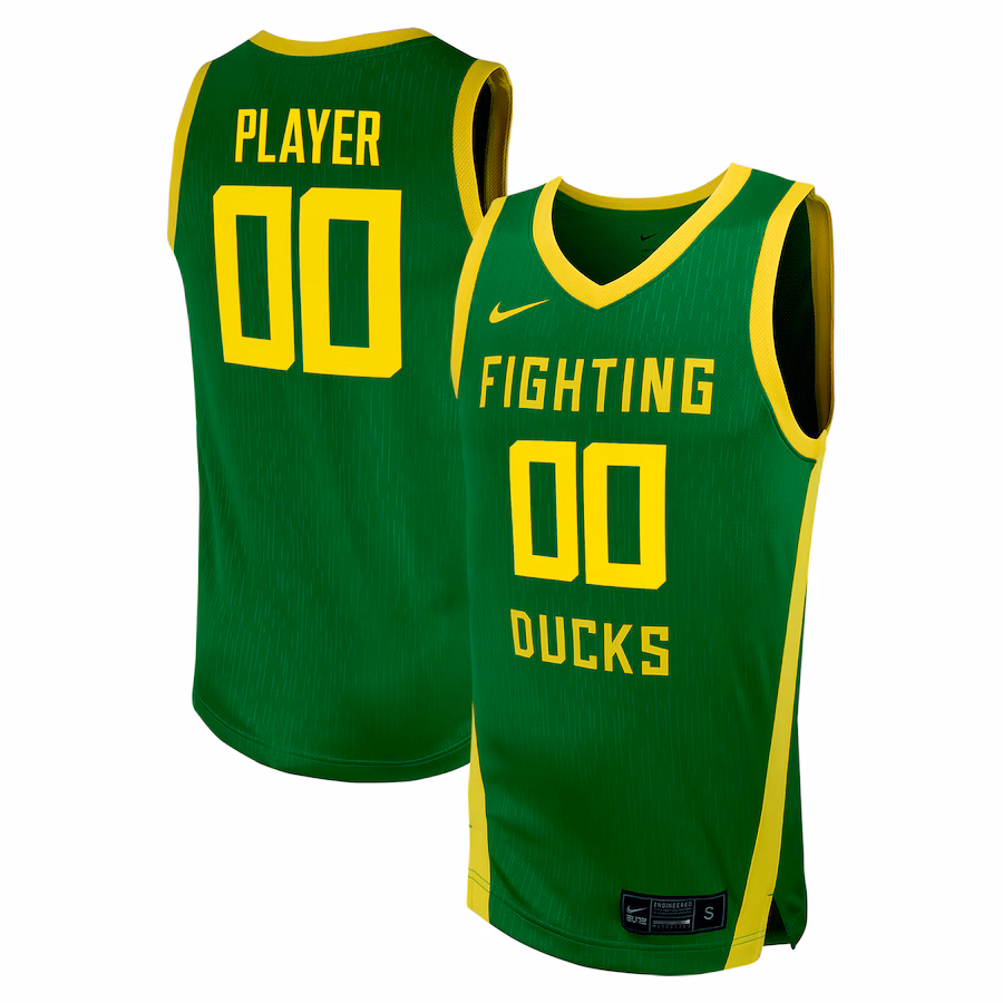 Oregon Ducks Nike NIL Pick-A-Player Men's Basketball Replica Jersey - Green - Puhuasuan